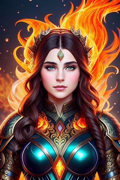 The Queen of Fire 13 by AiArtQueen on DeviantArt