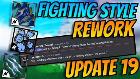 Blox Fruits UPDATE 19 Confirmed Fighting Style Reworks?!?! - YouTube