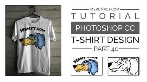 Photoshop CC Tutorial T Shirt Design Part 4c - YouTube