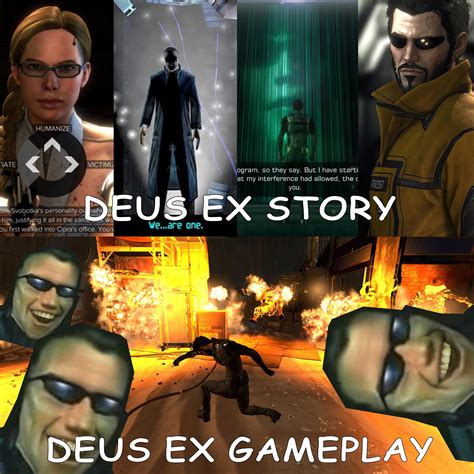 Deus Ex story vs gameplay : r/gaming