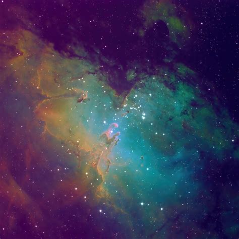 M16 Hubble Palette | Telescope Live