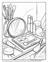 100  Makeup coloring pages Free PDF To Print Woo Coloring sketch template
