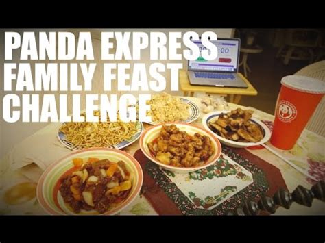 PANDA EXPRESS FAMILY FEAST CHALLENGE - YouTube