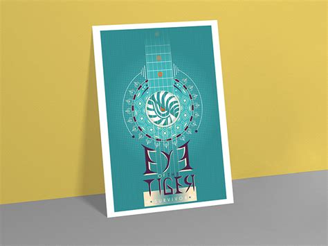 Eye of the Tiger Poster by Rade Stjepanović on Dribbble