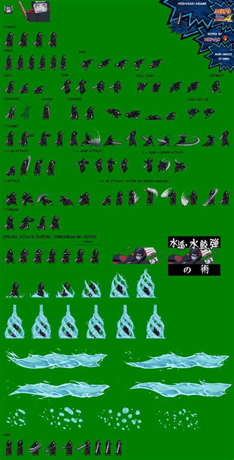 Image - Kisame.png | Naruto Sprite Sheet Database | FANDOM powered by Wikia