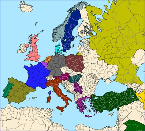 OTL 'Standard' Maps of Europe | Alternate History Discussion