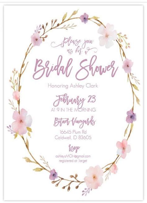 9 Top Places to Find Free Wedding Invitation Templates | Bridal shower ...