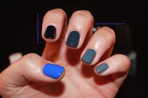 Wondrously Polished: Blue ombre makes my heart happy!