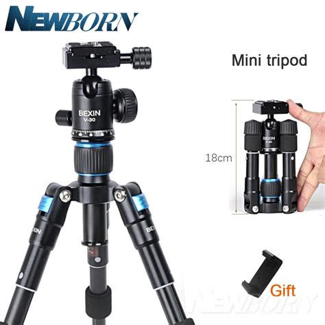 Portable Lightweight Aluminum Camera Tripod Compact Flexible Foldable ...