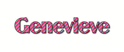 Genevieve Logo | Free Name Design Tool from Flaming Text