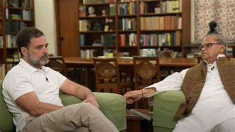 Rahul Gandhi interviews Satya Pal Malik, asks him about Pulwama, Adani ...