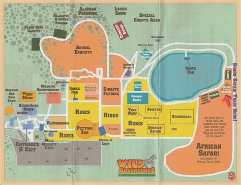 NewsPlusNotes: From The Vault: Wild Adventures 1998 Brochure + Map