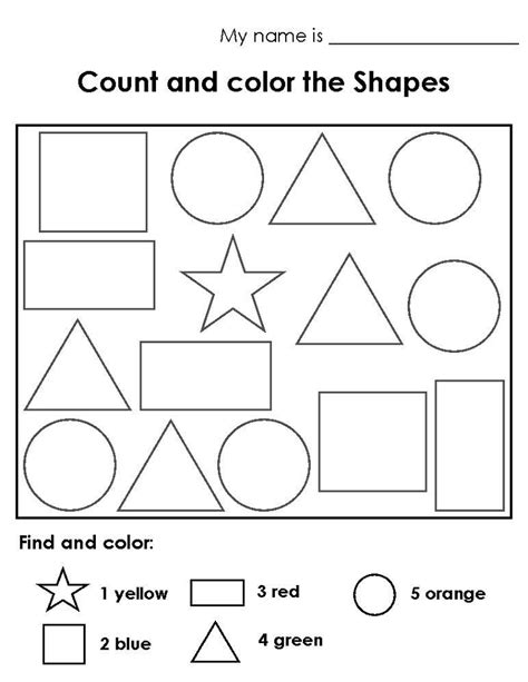 4 Worksheets for 2 Year Olds Printable 001 - Worksheets Teachers in 2020 | Shapes worksheets ...