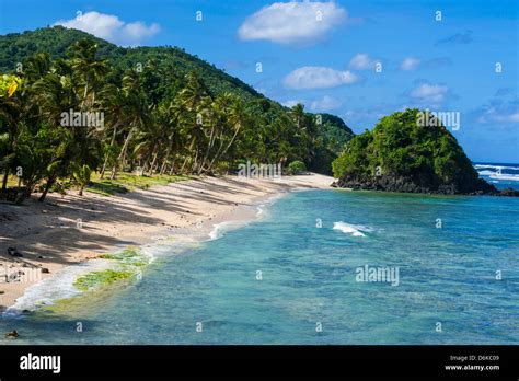 Two Dollar Beach on Tutuila Island, American Samoa, South Pacific, Pacific Stock Photo - Alamy