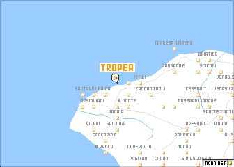 Tropea (Italy) map - nona.net