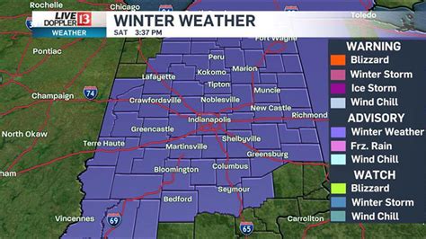 Winter Weather Advisory from 2 a.m. until noon Sunday | wthr.com