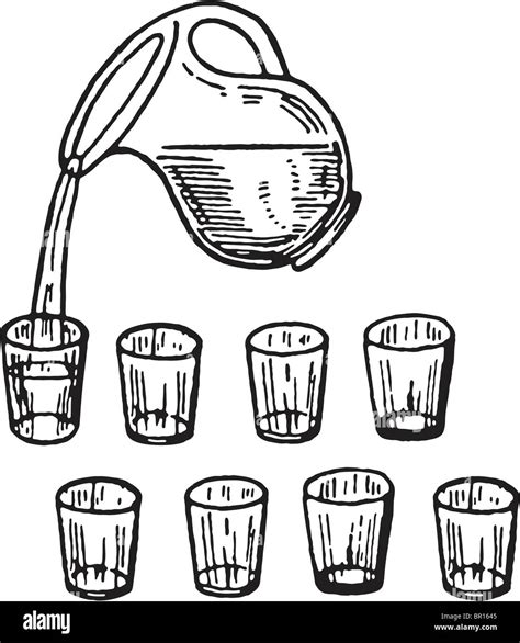 Water Jug Clipart Black And White