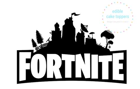 Fortnite Logo | Edible Icing Cake Topper - Printed Image