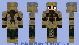 A Dwarf Warrior, ready to defend a kingdom! Minecraft Skin