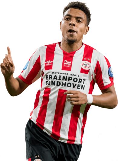 Donyell Malen PSV Eindhoven football render - FootyRenders