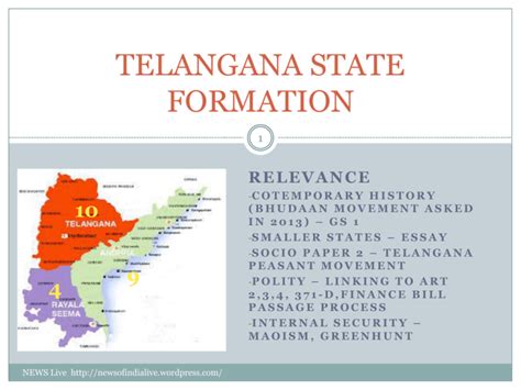 Telangana State Formation