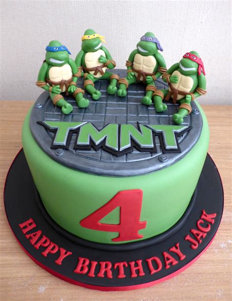 Teenage Mutant Ninja Turtles Birthday Cake