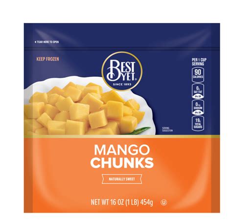 Mango Chunks - Best Yet Brand