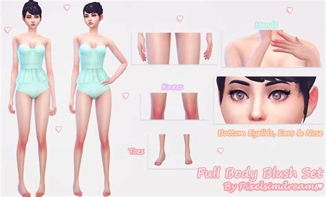 Sims 4 detailed body mod - medicinehon