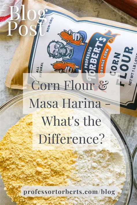 On first glance, masa harina and corn flour look virtually the same ...