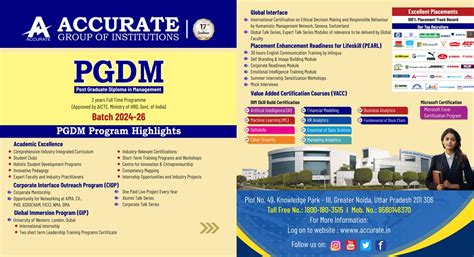 PGDM Program Highlights