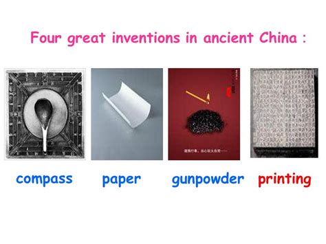 From paper and printing to gunpowder and the compass, ancient Chinese ...