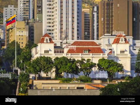 CARACAS, VENEZUELA - Miraflores, presidential palace in downtown ...