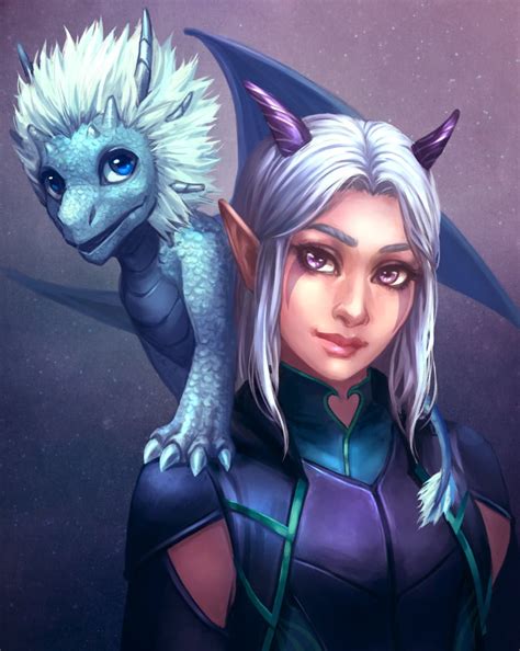 Rayla and Zym fan art by neirr in Tumblr : r/TheDragonPrince