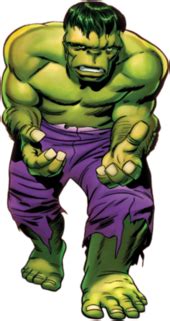 hulk as he appeared on a pin up from the comic book issue fantastic ...