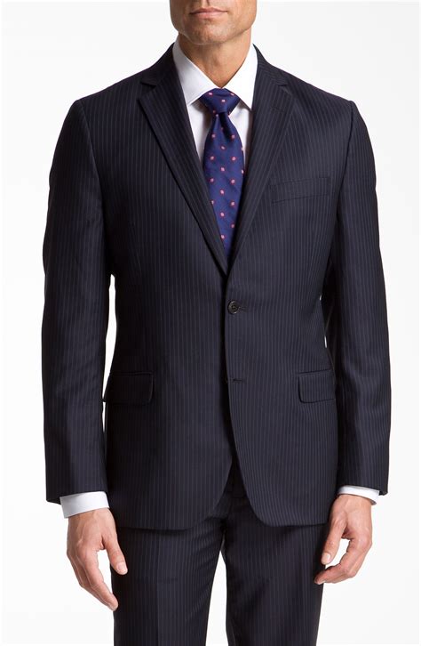 Brooks Brothers Pinstripe Suit in Blue for Men (navy stripe) | Lyst