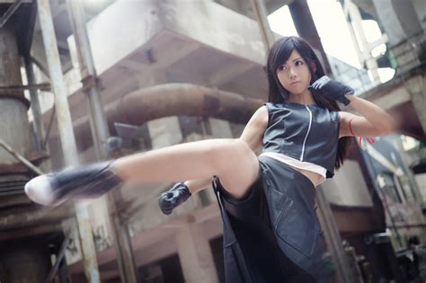 Final Fantasy Cosplay: Great Final Fantasy VII Advent Children Tifa Lockhart Cosplay