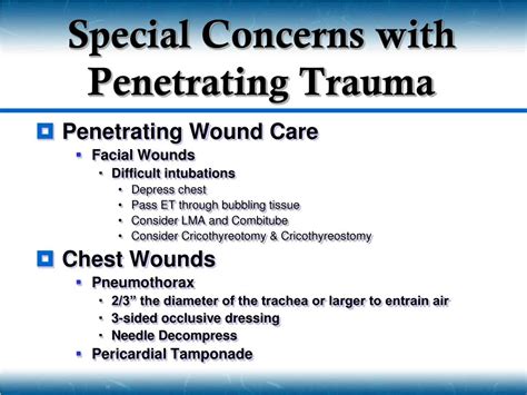 PPT - Penetrating Trauma PowerPoint Presentation, free download - ID:6663279