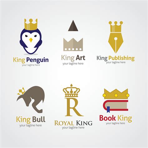 King logo design template. Vector Illustration 5275676 Vector Art at ...