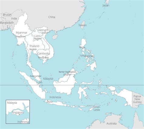 8 free maps of ASEAN and Southeast Asia - ASEAN UP