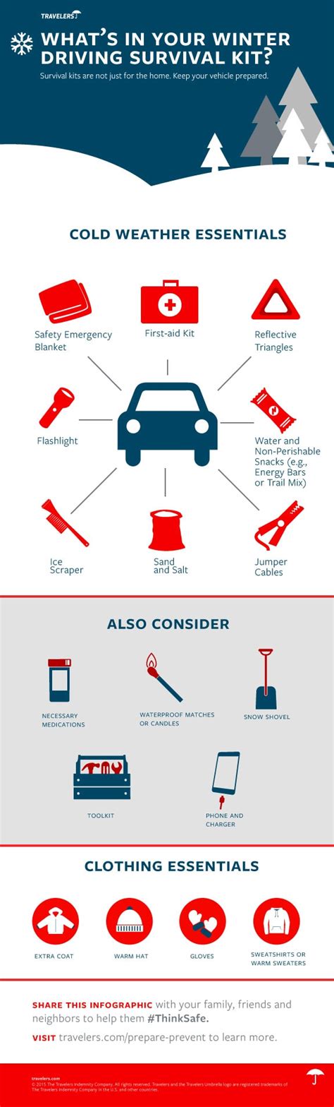 Winter Driving Survival Kit [Infographic] | Travelers Insurance