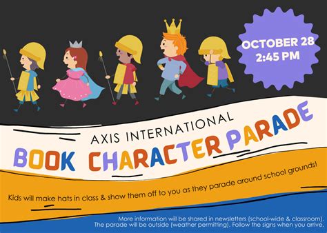 First Annual AXIS Book Character Parade | AXIS International Academy