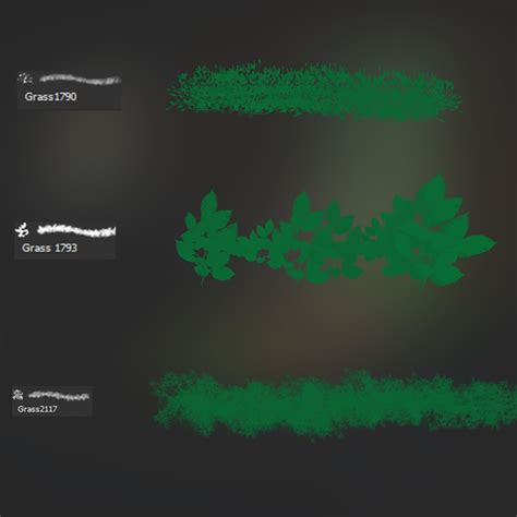 ArtStation - Grass Brushes Photoshop | Brushes