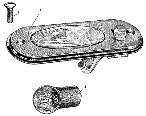 Screw of fastening of the lndoor lamp 223012-П13 to car ZAZ 965 | buy ...