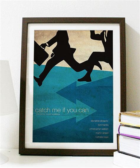 Catch Me If You Can Movie Poster - Etsy | Affiche de film, Affiches de ...