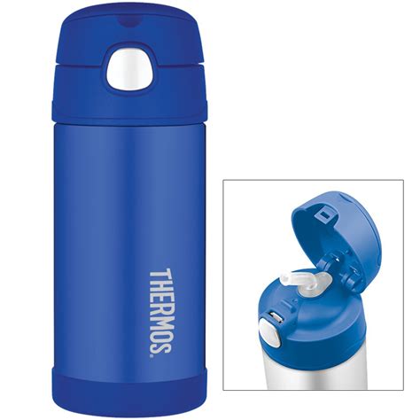 Thermos FUNtainer™ Stainless Steel, Insulated Straw Bottle - Blue - 12 oz. 675902651522 | eBay