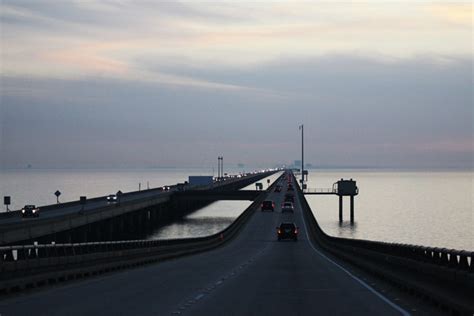 Lisa's Chaos: Sunset from the Lake Pontchartrain Causeway