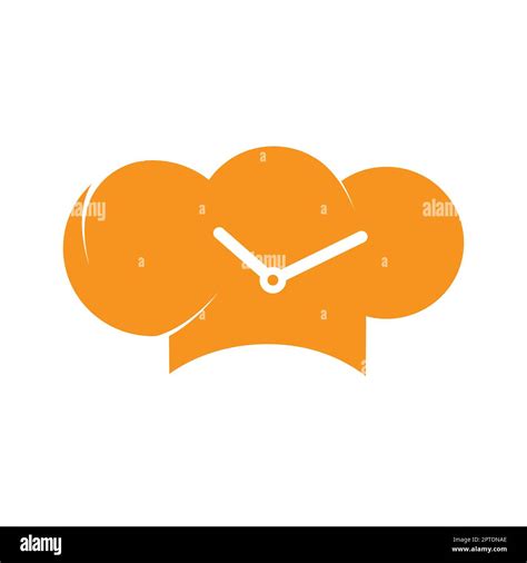 Cooking time vector logo design. Food time logo. Alarm clock and Cook ...