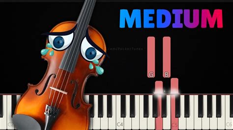 Sad Violin Meme Sound 👉 Piano Tutorial - YouTube