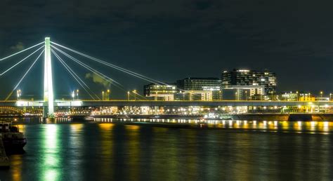 cologne bridge at night - Severinsbrücke / Severinsbridge - Photo #1030 - motosha | Free Stock ...