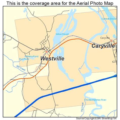 Aerial Photography Map of Westville, FL Florida